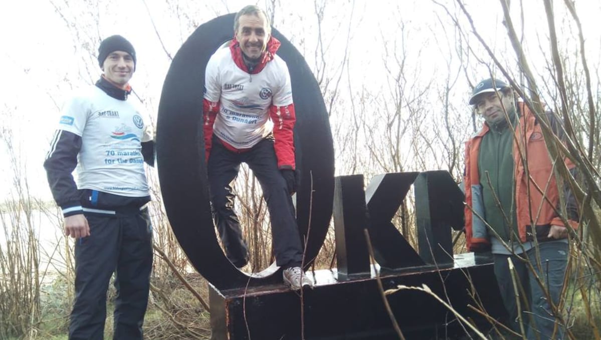 Végigfutott a Duna mentén a magyar ultramaratonista
