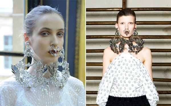 A Givenchy extrém haute couture ékszerei
