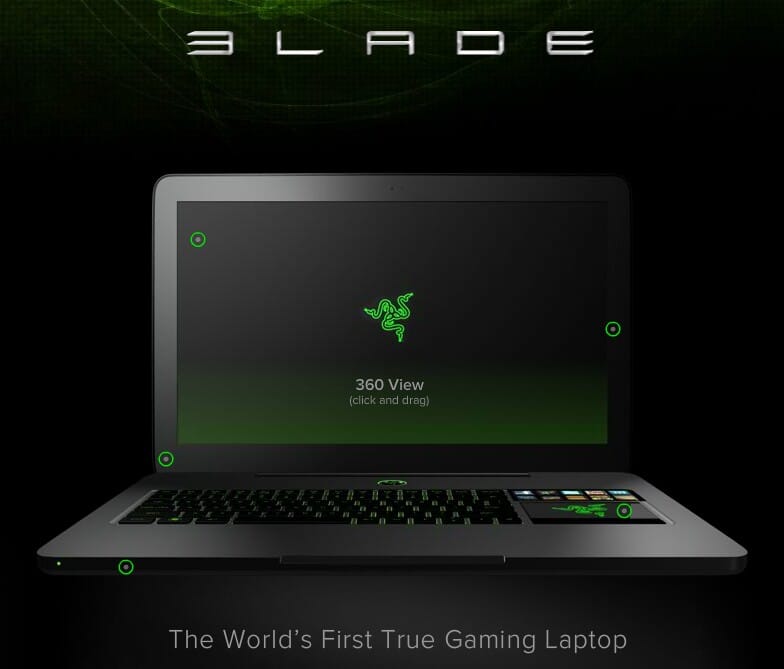 A világ első gamer laptopja - Razer Blade