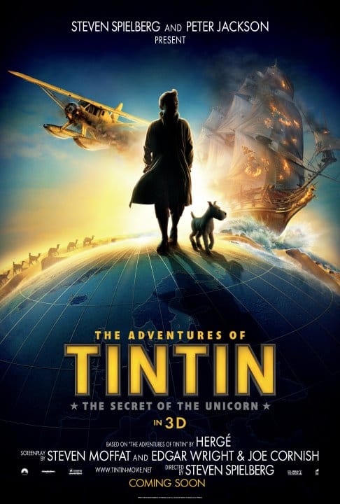 Steven Spielberg Tintin mozija