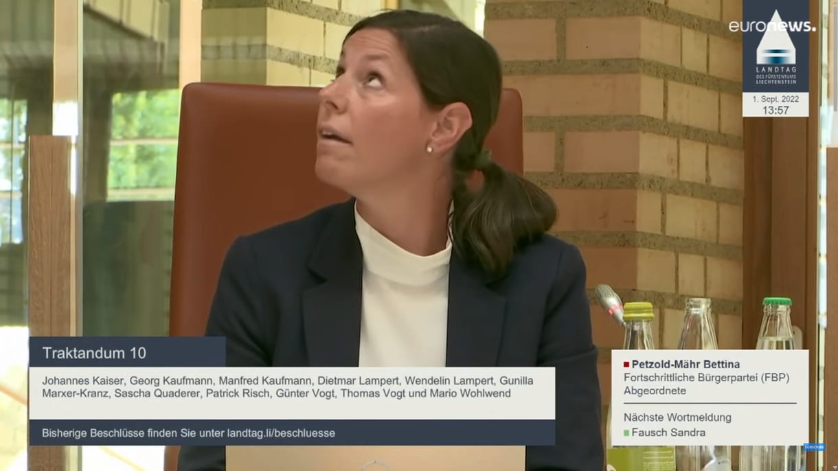 Pont akkor volt földrengés Liechtensteinben, amikor a parlamentben a földrengésekre vonatkozó biztosítás volt a téma
