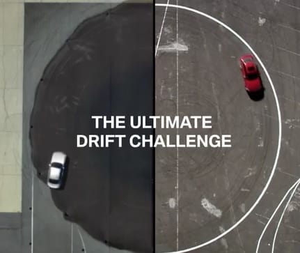 Drift párbajra hív egy profi versenyzőt a BMW sofőr nélküli autója