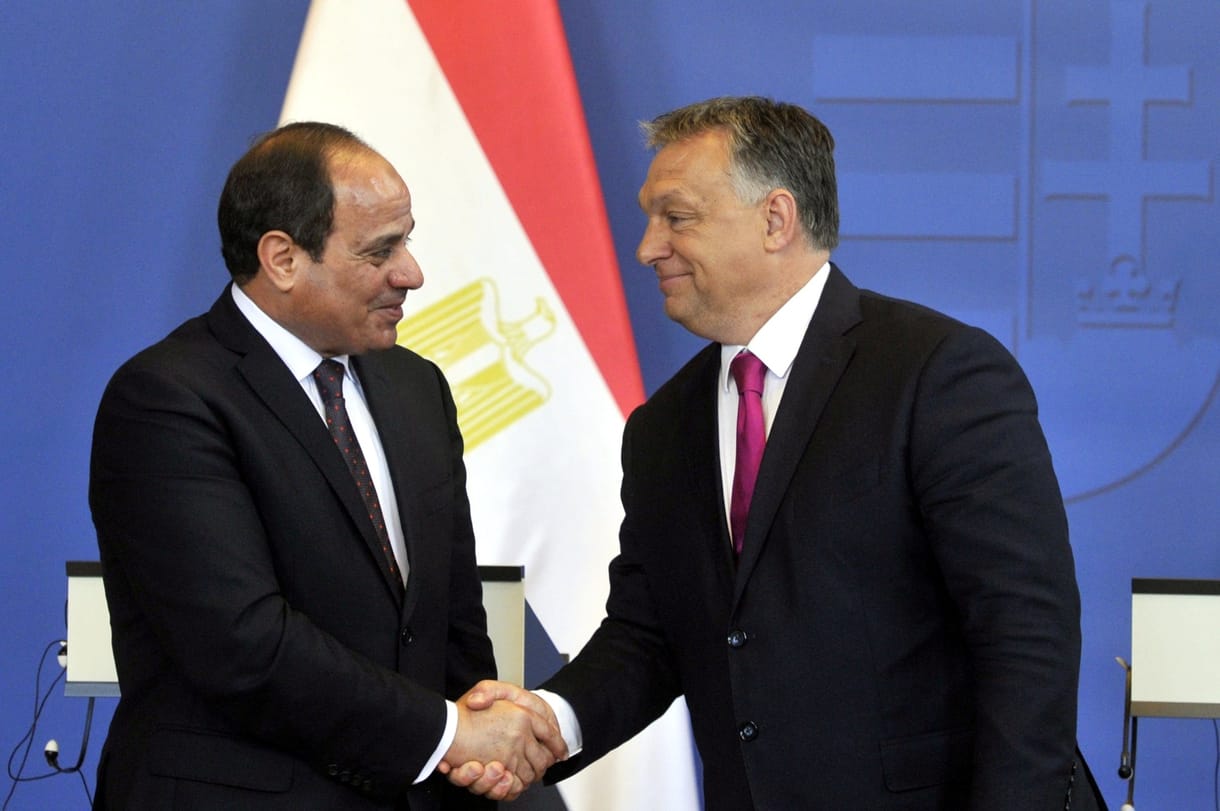 Az egyiptomi elnök szerint Orbán nagyszerű vezető