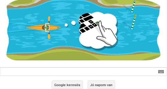 Megirigyelte a kajakosokat? Játszani hívja a mai doodle