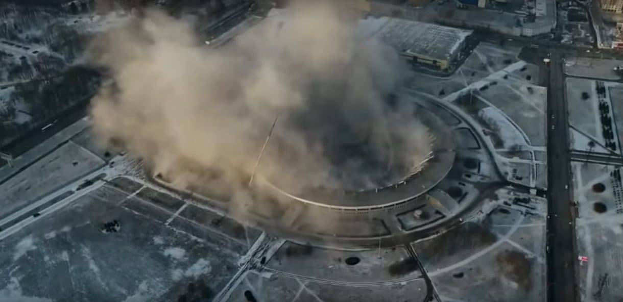 Beomlott egy óriási stadion tetőszerkezete Szentpéterváron – videó