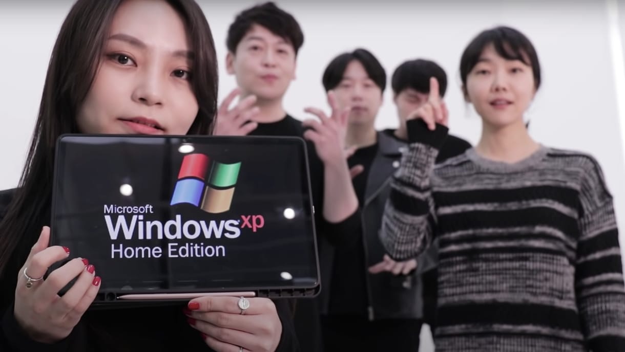 Egy koreai együttes a cappella adta elő a Windows XP legismertebb hangjait