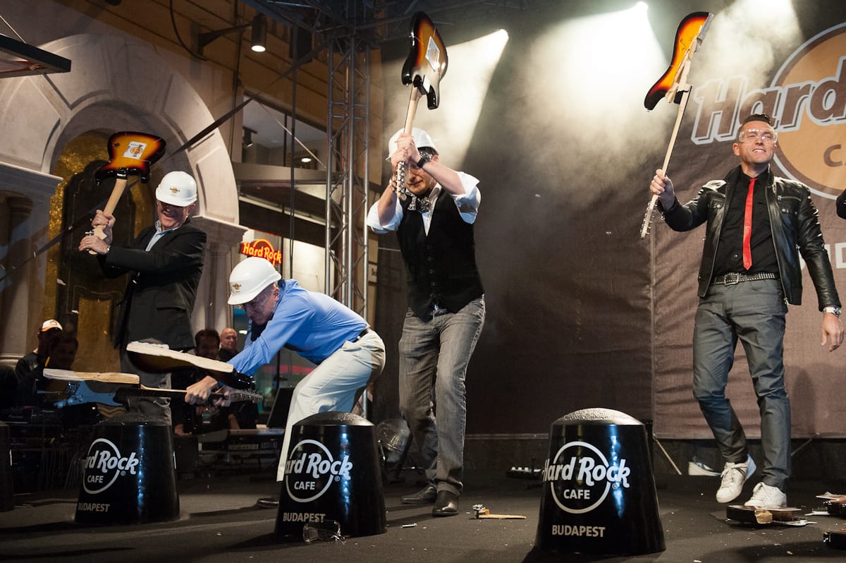 Nagyon fut a budapesti Hard Rock Café