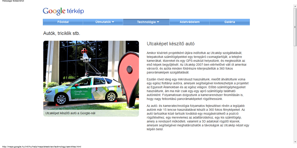 Ilyen járművekkel készíti a Google a Street View képeket