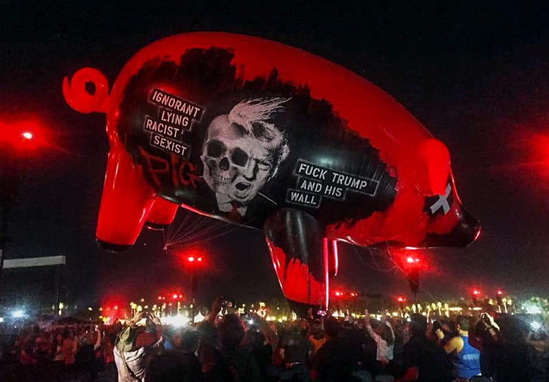 Magyarországra is elhozza Trumpot gúnyoló megakoncertjét Roger Waters