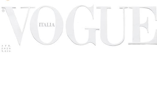 Hófehér címlappal jelenik meg az olasz Vogue