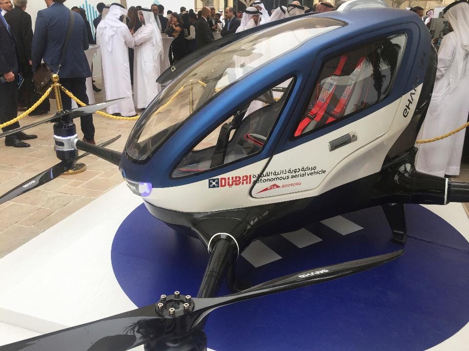 Dróntaxi Dubajban