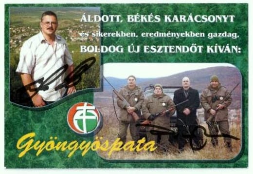 Zsandárt a képeslapra, áldott karácsonyt!