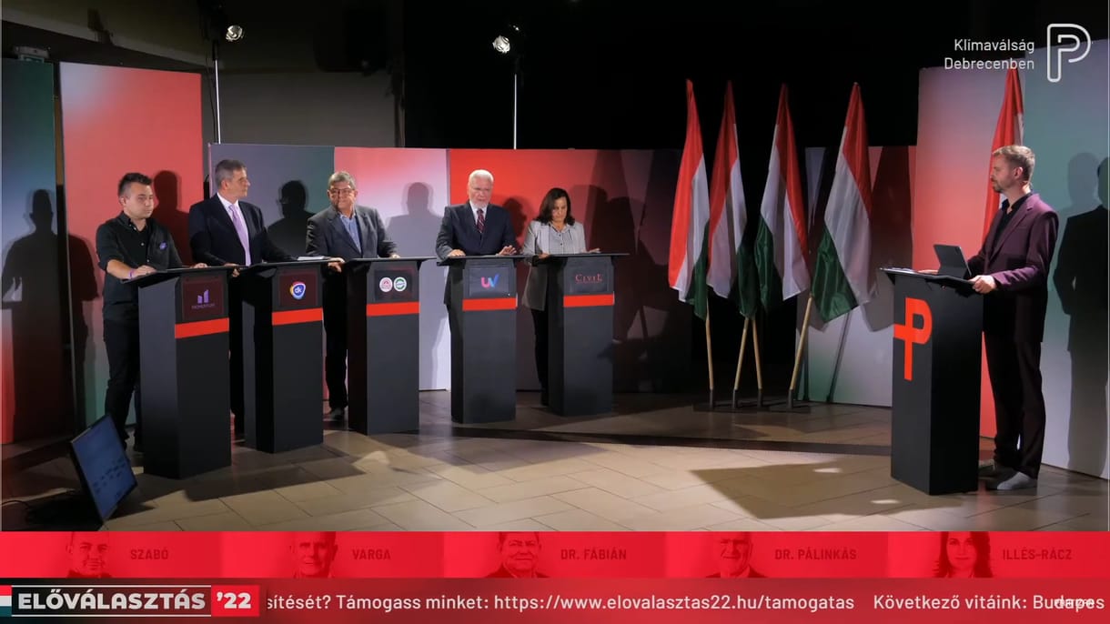 „Nevezzük ezt a rendszer nyugodtan diktatúrának” – érdemi vita nélkül folytatódott az előválasztási vitasorozat