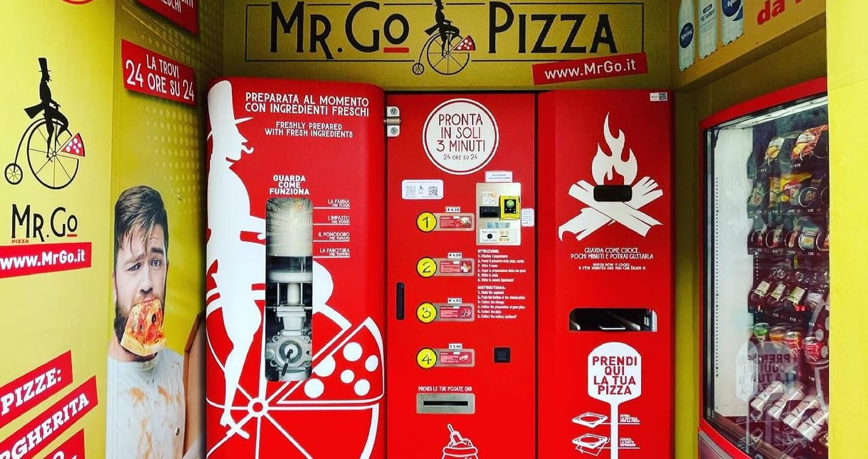 Kis utcai horror Rómában: itt a pizzaautomata