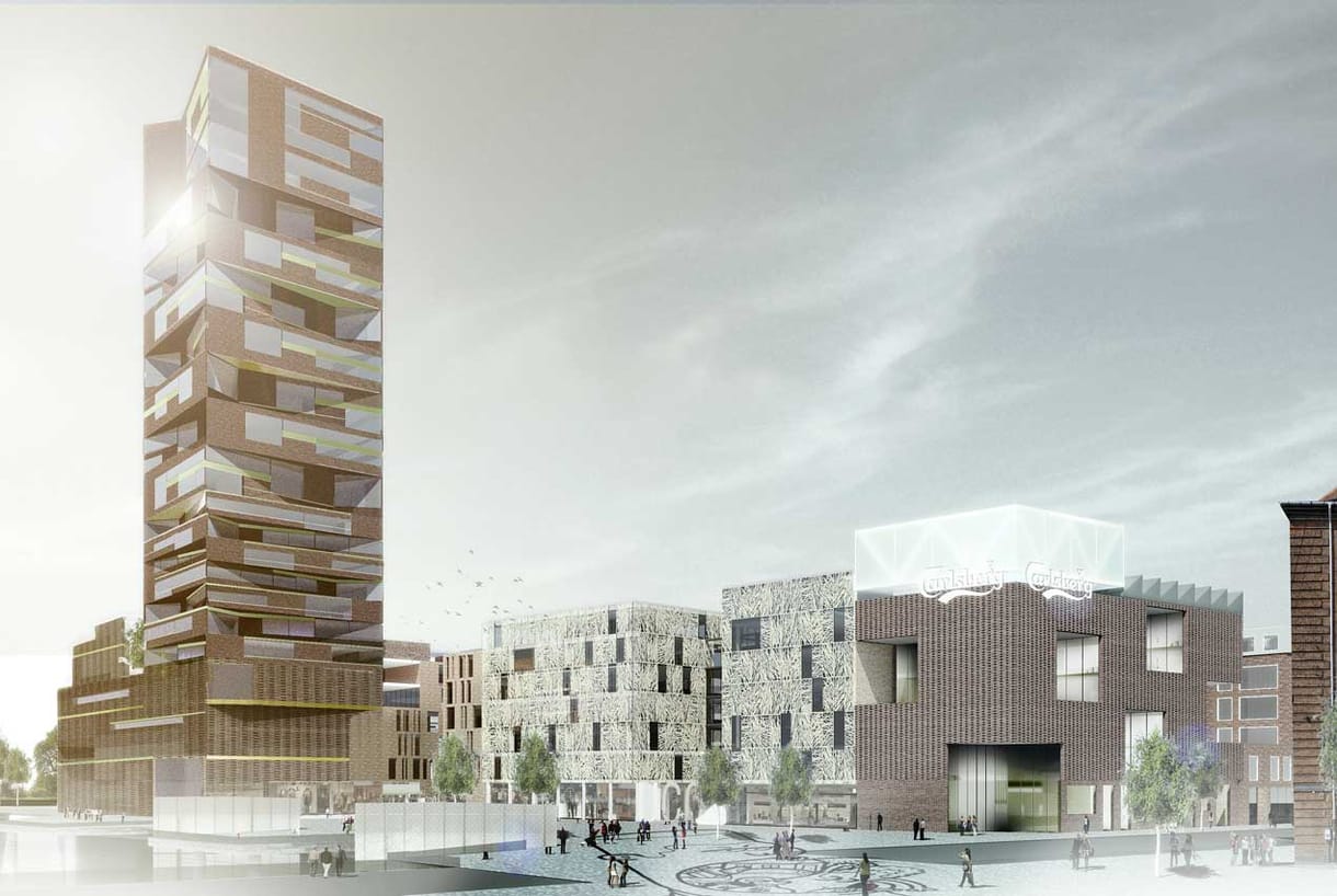 Carlsberg City épül a koppenhágai sörgyár helyén