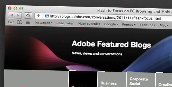 A HTML5-re koncentrál mostantól az Adobe