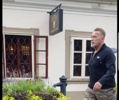 Most Szentendrén tűnt fel Arnold Schwarzenegger
