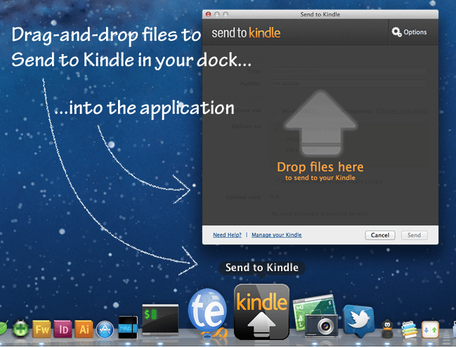 Itt a Send to Kindle Macre: dokumentumok egyszerűbb feltöltése a Kindle készülékekre