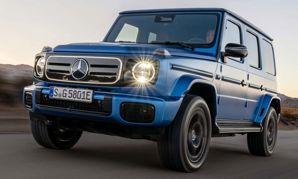 4 csendes motor és hegyomlásnyi nyomaték a kockában: itt az elektromos Mercedes G-osztály