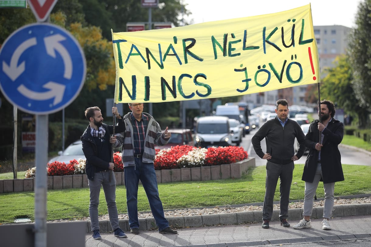Hétfőtől Szentgotthárdon 29 tanár vállal polgári engedetlenséget
