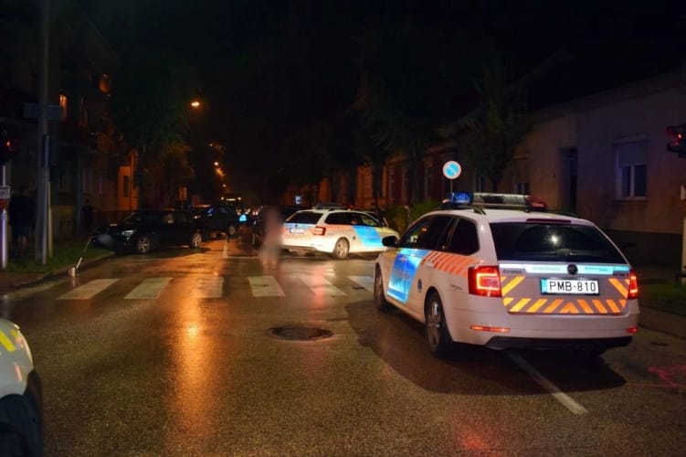 Letartóztatták a férfit, aki szándékosan elgázolt egy rendőrt Sopronban