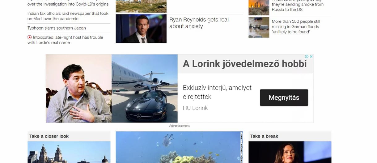 Mészáros Lőrinc képével reklámoznak egy finn autókölcsönzőt