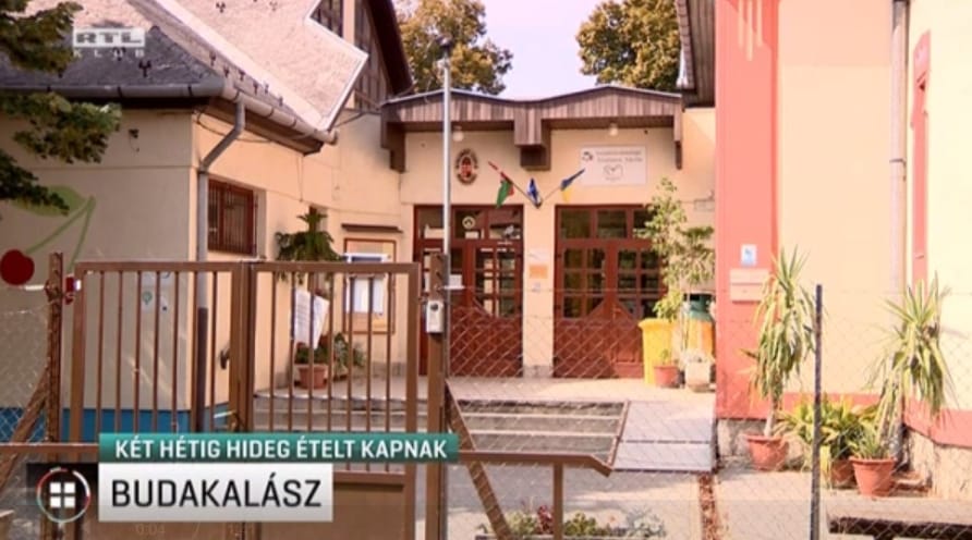 Hideg ebédet kapnak két hétig a gyerekek, mert nem készült el az iskolai ebédlő