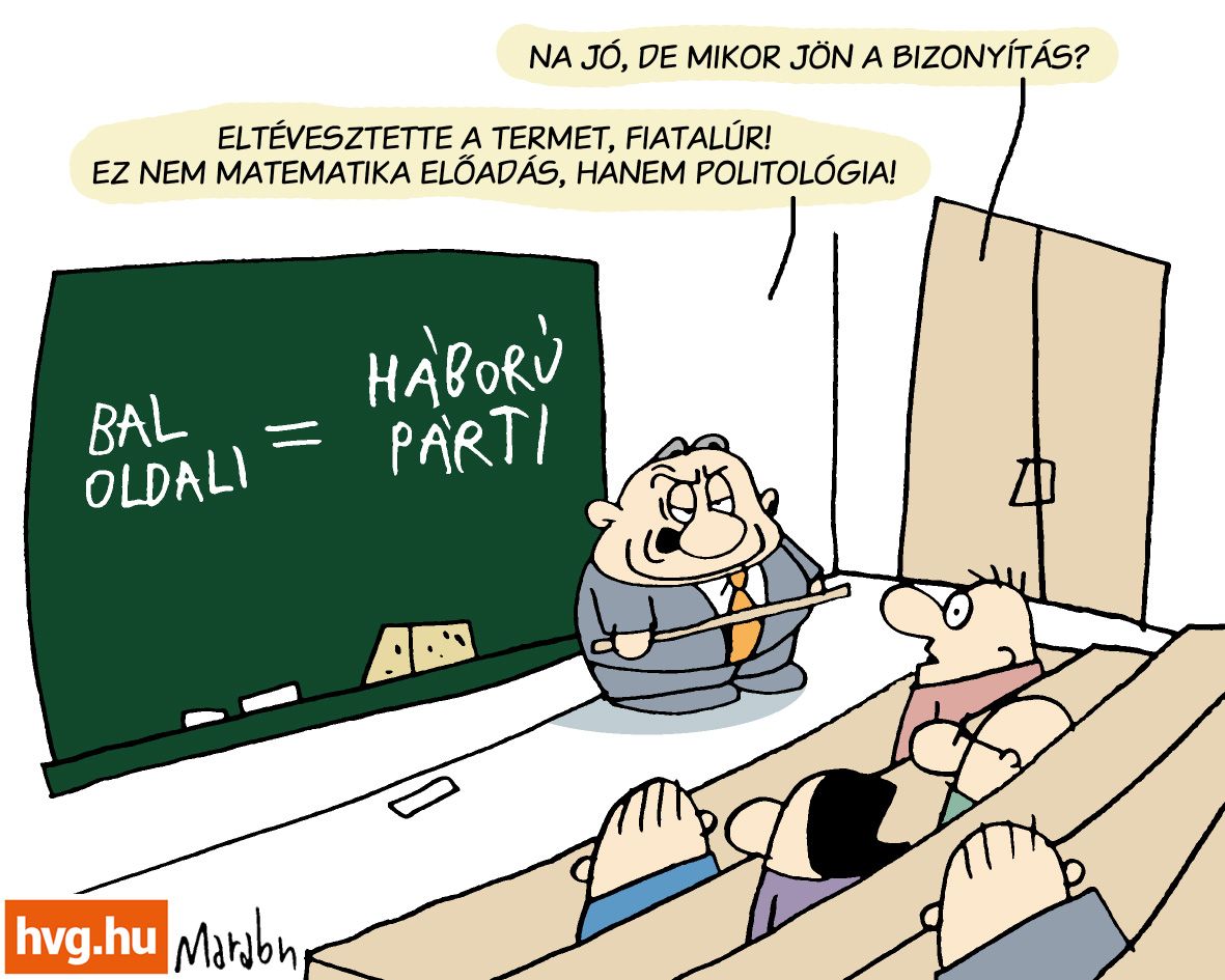Marabu Féknyúz: Baloldali=háborúpárti?
