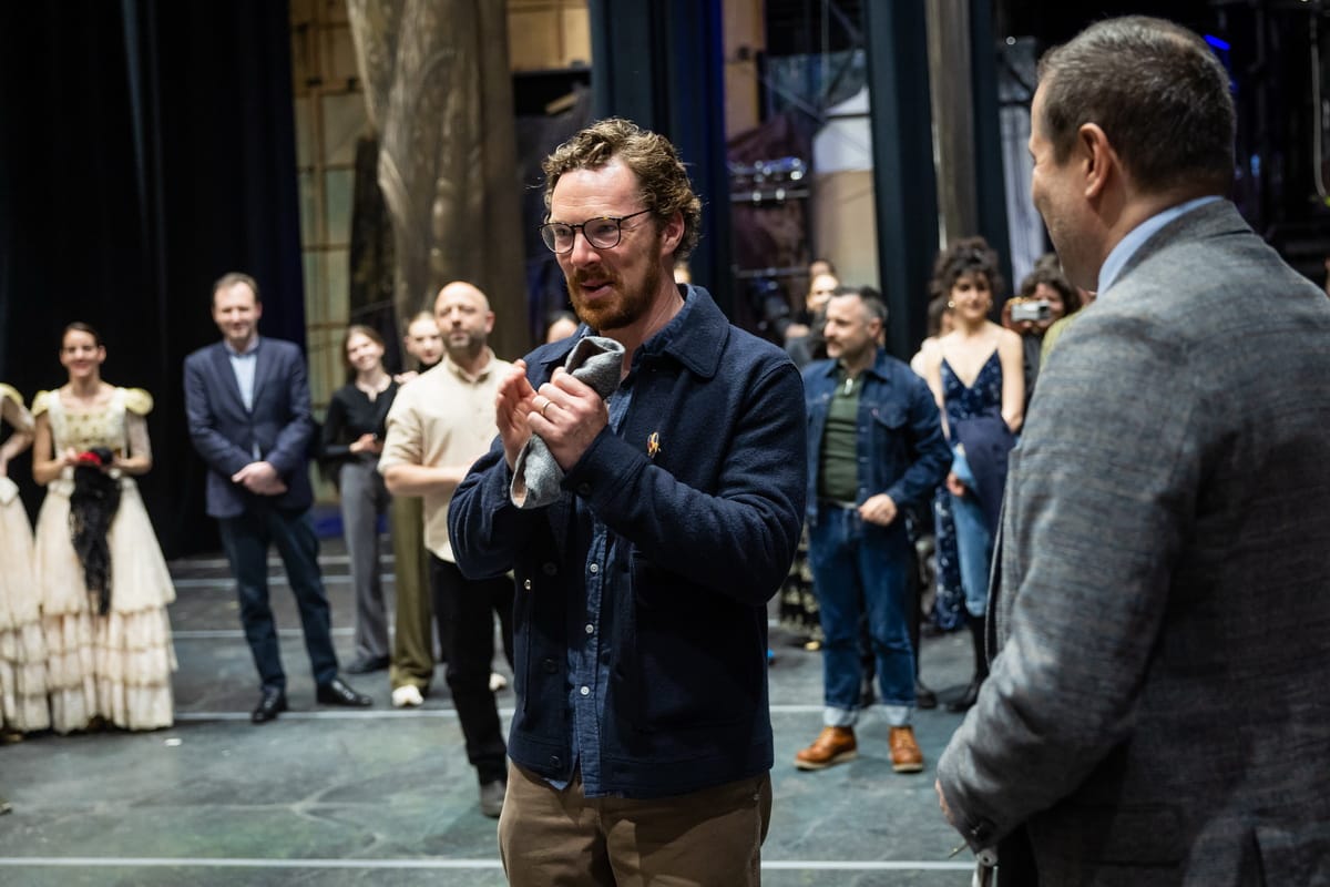 Benedict Cumberbatch az Operában járt egy balettelőadáson
