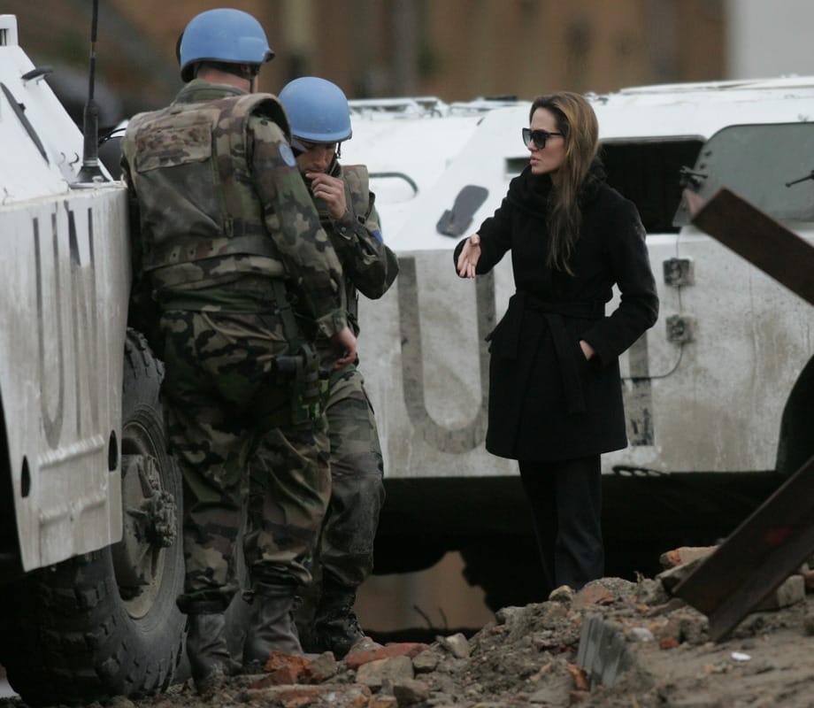 Angelina Jolie továbbállt, és már Boszniában forgat