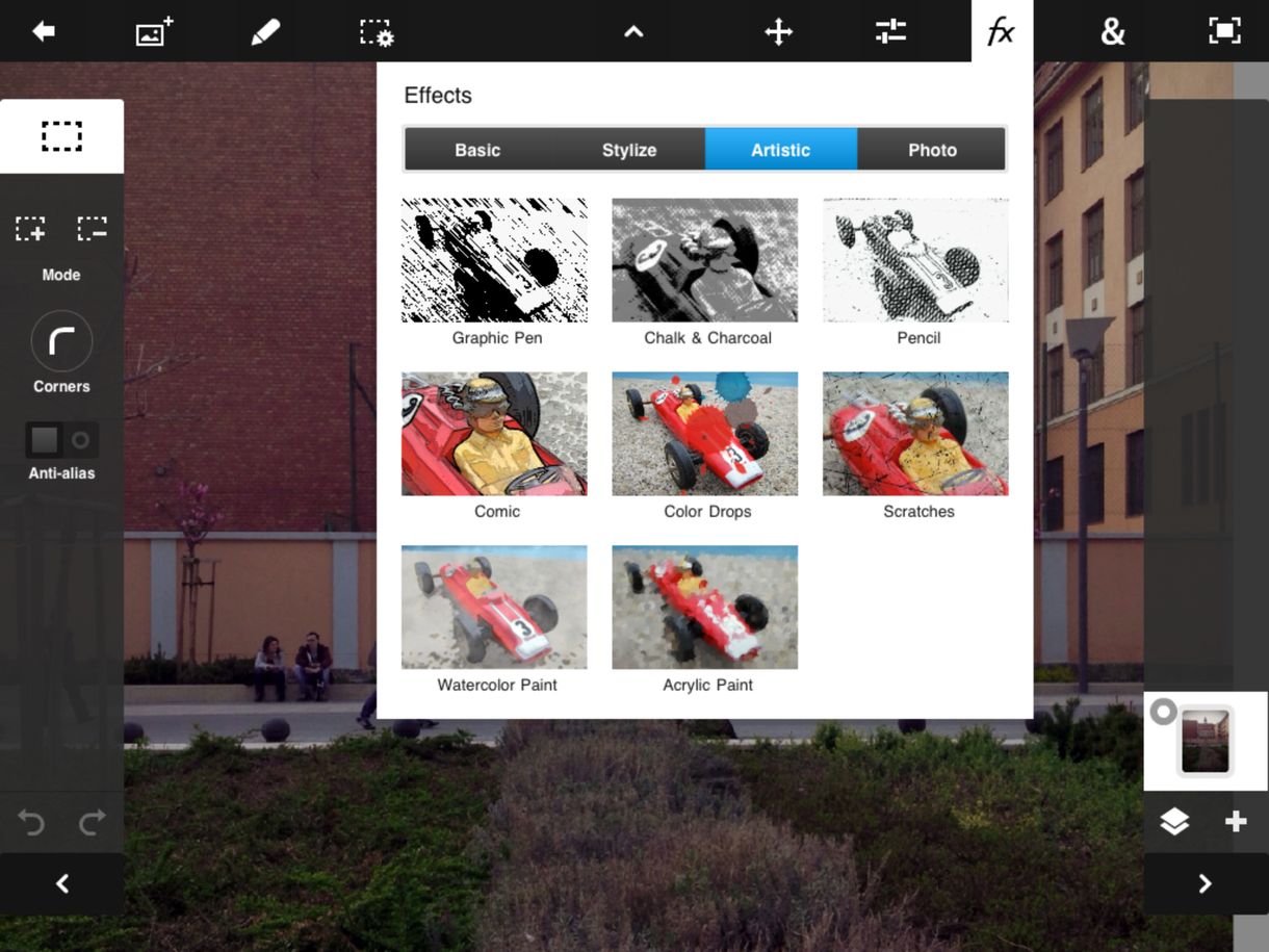 Frissült a Photoshop Touch: új effektek, bővülő lehetőségek