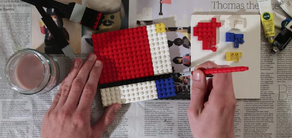 Próbált már legóval festeni? Mutatjuk, hogy kell - videó
