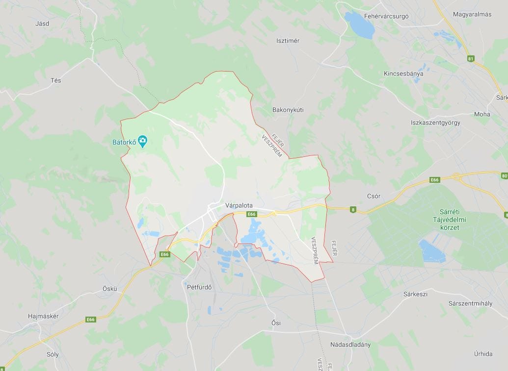 Bombákat találtak Várpalotánál