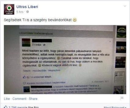 Eltűnt a Facebookról a szélsőjobbos csoport, ahol a hashajtós tippet adták