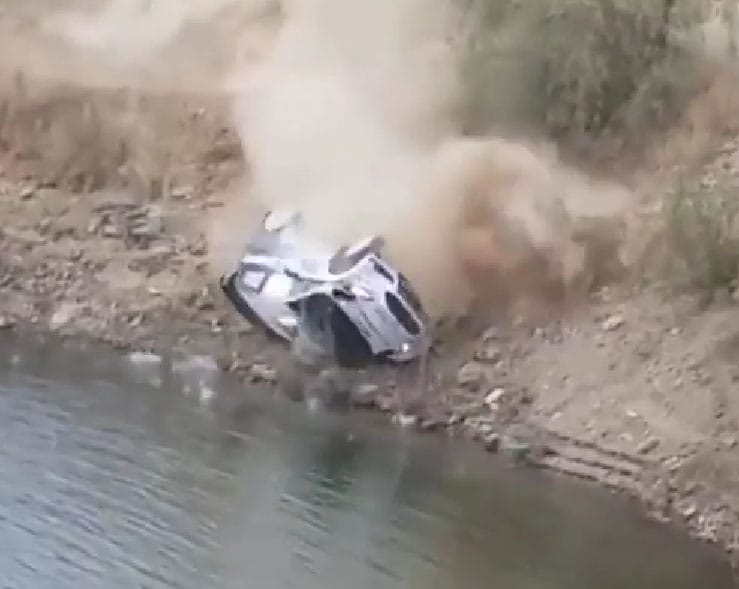 Tóba zuhant egy Ford Fiesta a rali-vb mexikói futamán