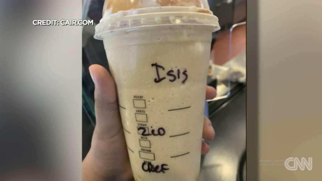 ISIS – írták egy muszlim nő kávéjára a Starbucksban