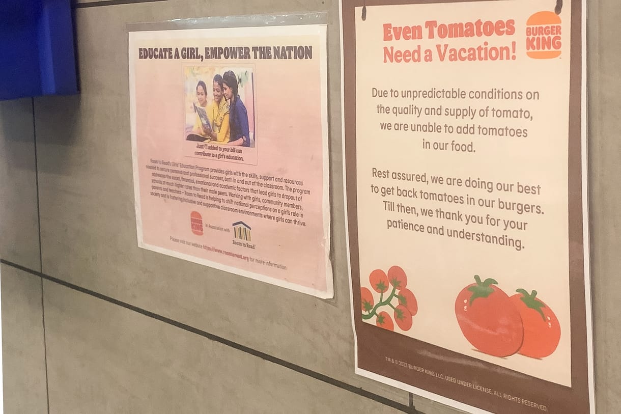 „Vakációzni” küldte a paradicsomokat az indiai Burger King