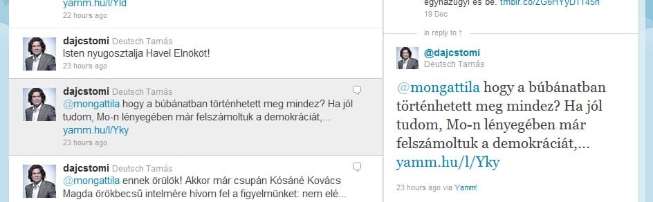 Dajcstomi: „a kádárista kurva anyánkat”