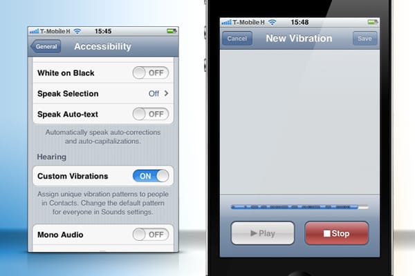 iOS 5 tipp: így készíthet vibráló hívásjelzést saját ritmusban az iPhone-hoz