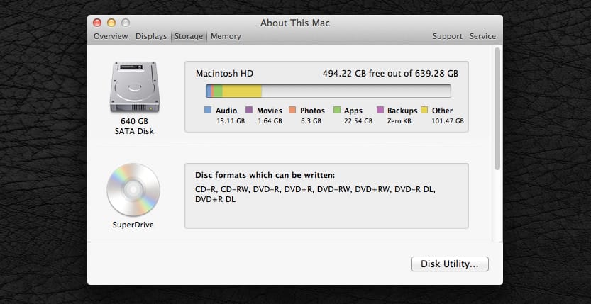 OS X tipp: mi foglalja a helyet a merevlemezen?