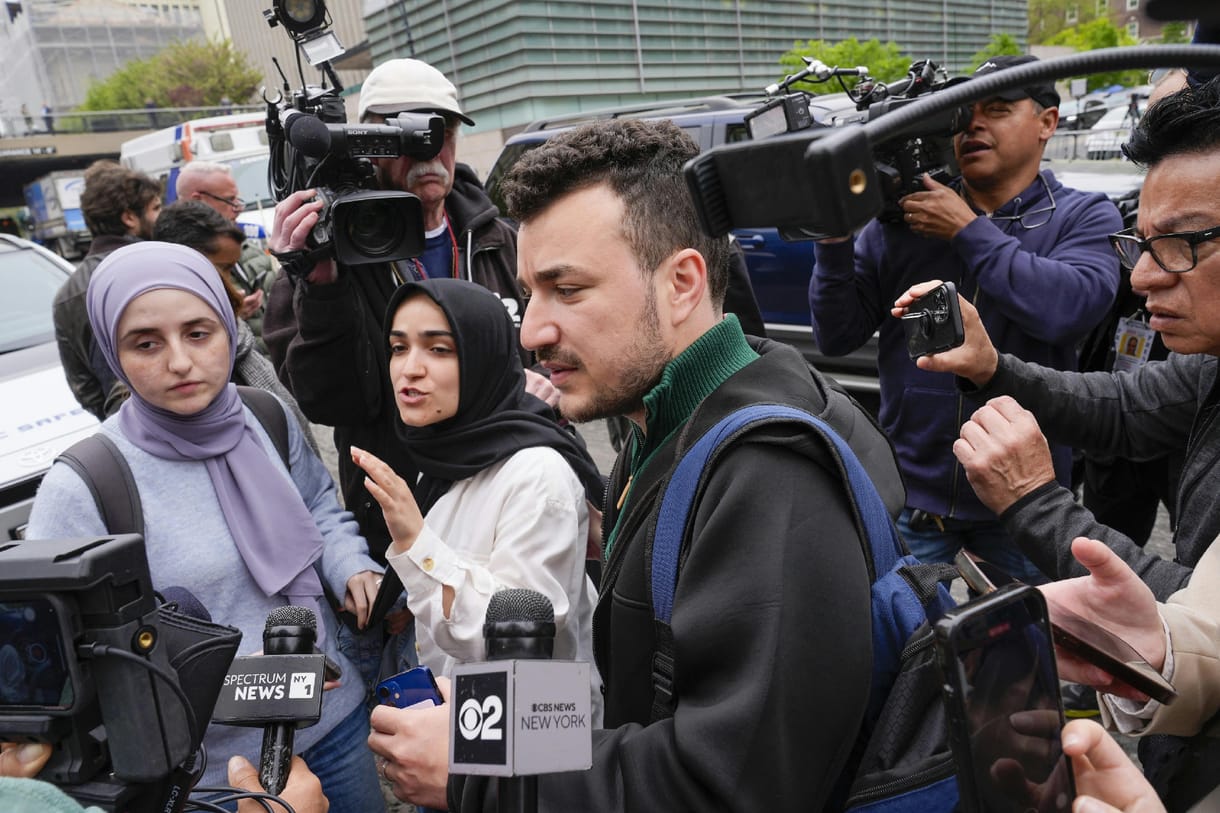 Terroristák támogatásával vádolják az amerikai egyetemi tüntetések legismertebb figuráját
