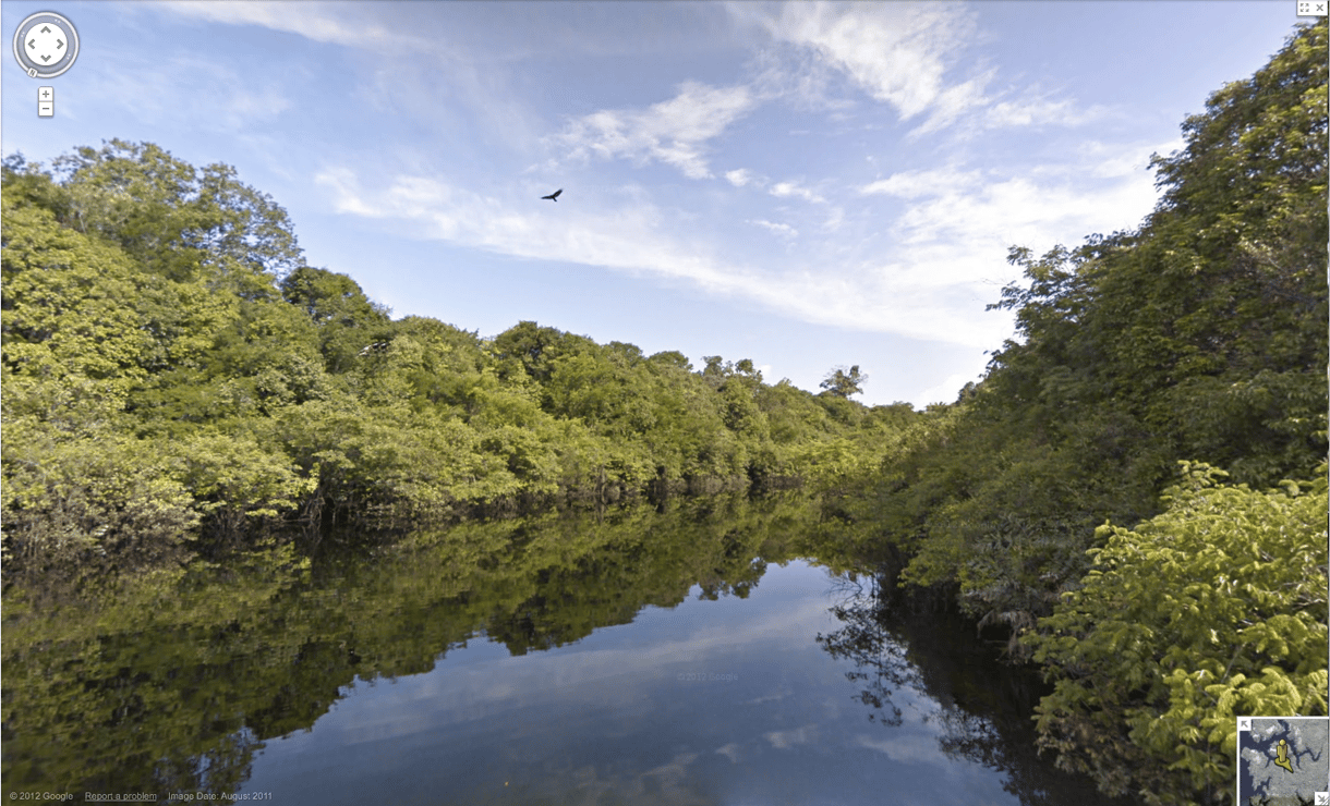 A Google térképére került az Amazonas - nagyfelbontásban