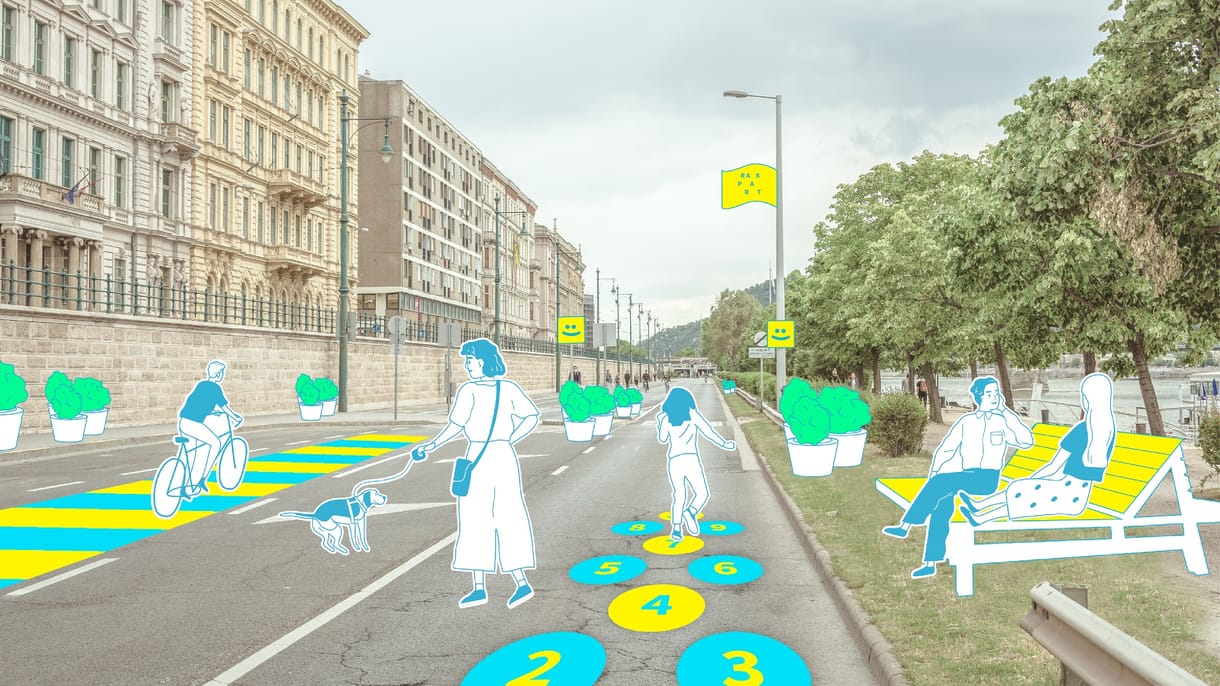 Ivókutakkal és napozóágyakkal lesz tele a pesti alsó rakpart nyáron
