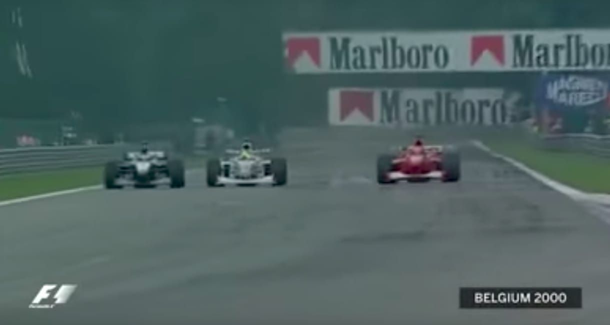 Schumacher vs Häkkinen: videón minden idők egyik legizgalmasabb előzése