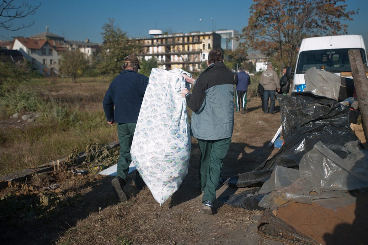 Elbontották a zuglói hajléktalantelepet