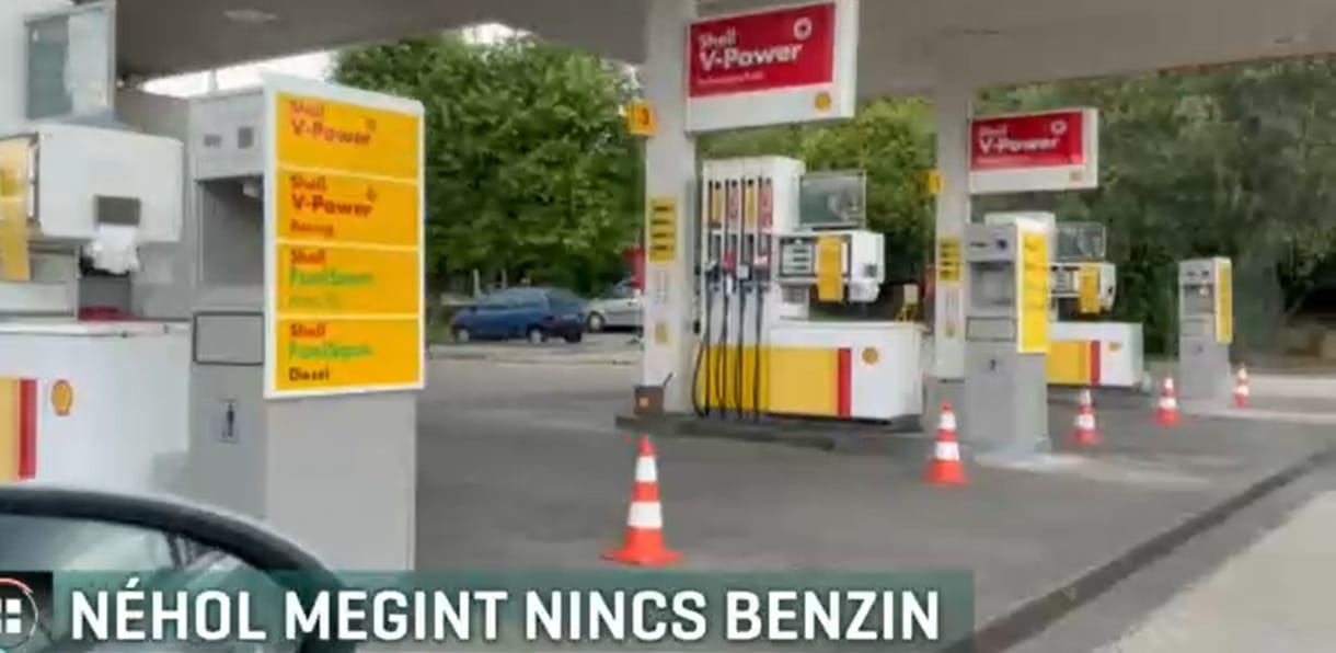 Megint akadozik az üzemanyag-ellátás, bezárt Shell-kutat is talált az RTL