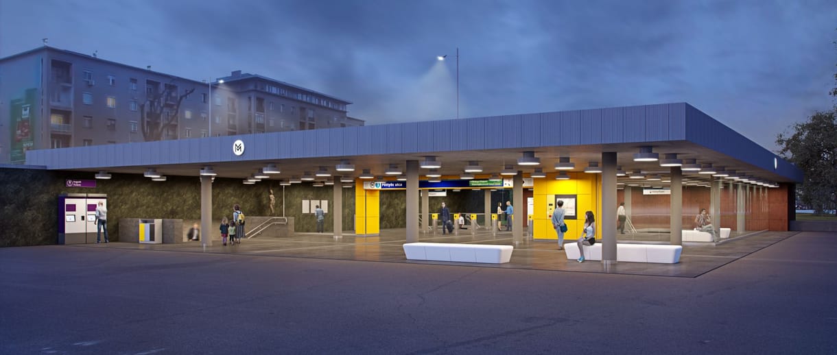 Így fognak kinézni a 3-as metró déli állomásai, ha végre elkészülnek