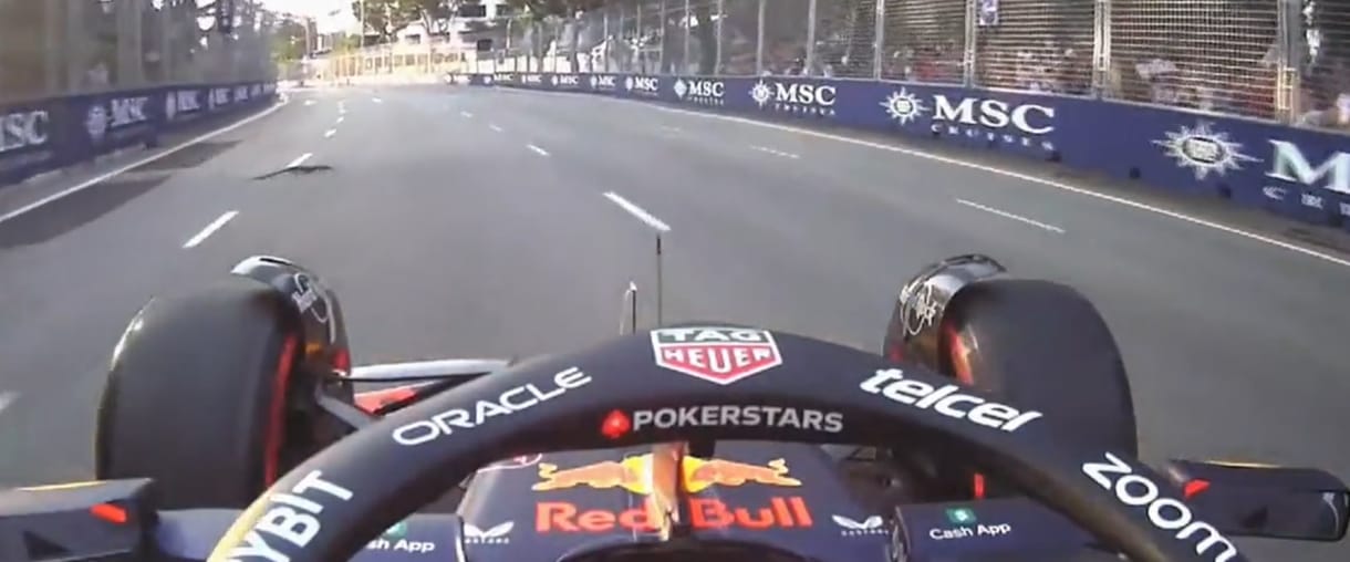 Pályára futó varánusz hozta a szívbajt Verstappenre a Szingapúri Nagydíj szabadedzésén – videó