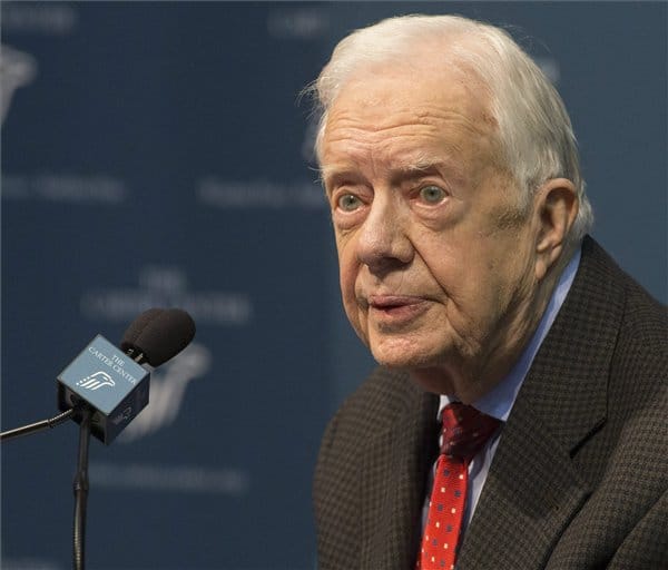 A volt amerikai elnök Jimmy Carternél agytumort diagnosztizáltak