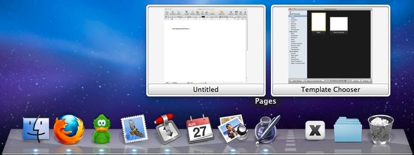 Windows 7 stílusú előkép a Dockhoz OS X-re